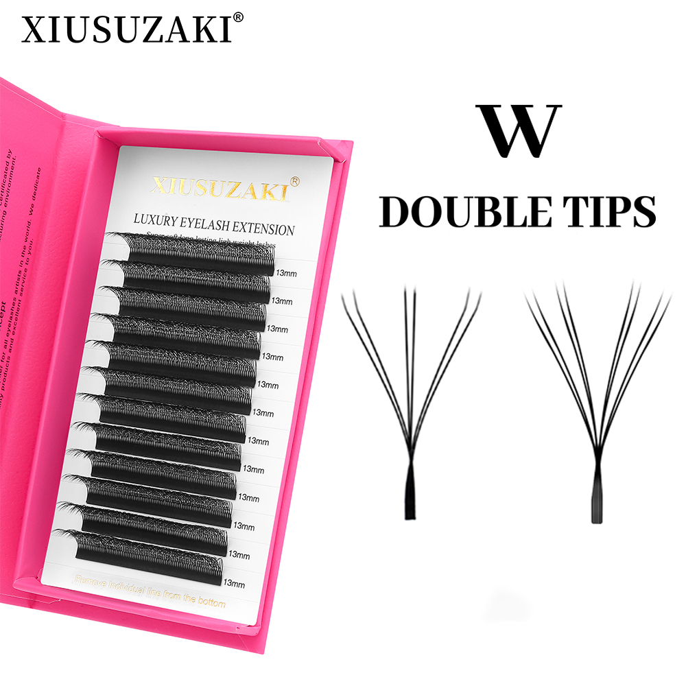 Eyelash Extension Double Volume - XIUSUZAKI двойные кончики 3D 4D W-образное