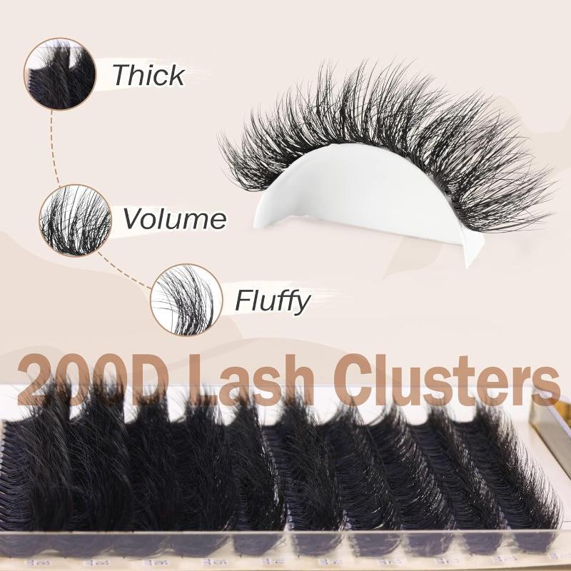 Eyelash Extension Individual - Новые пушистые объемные пучки ресниц для