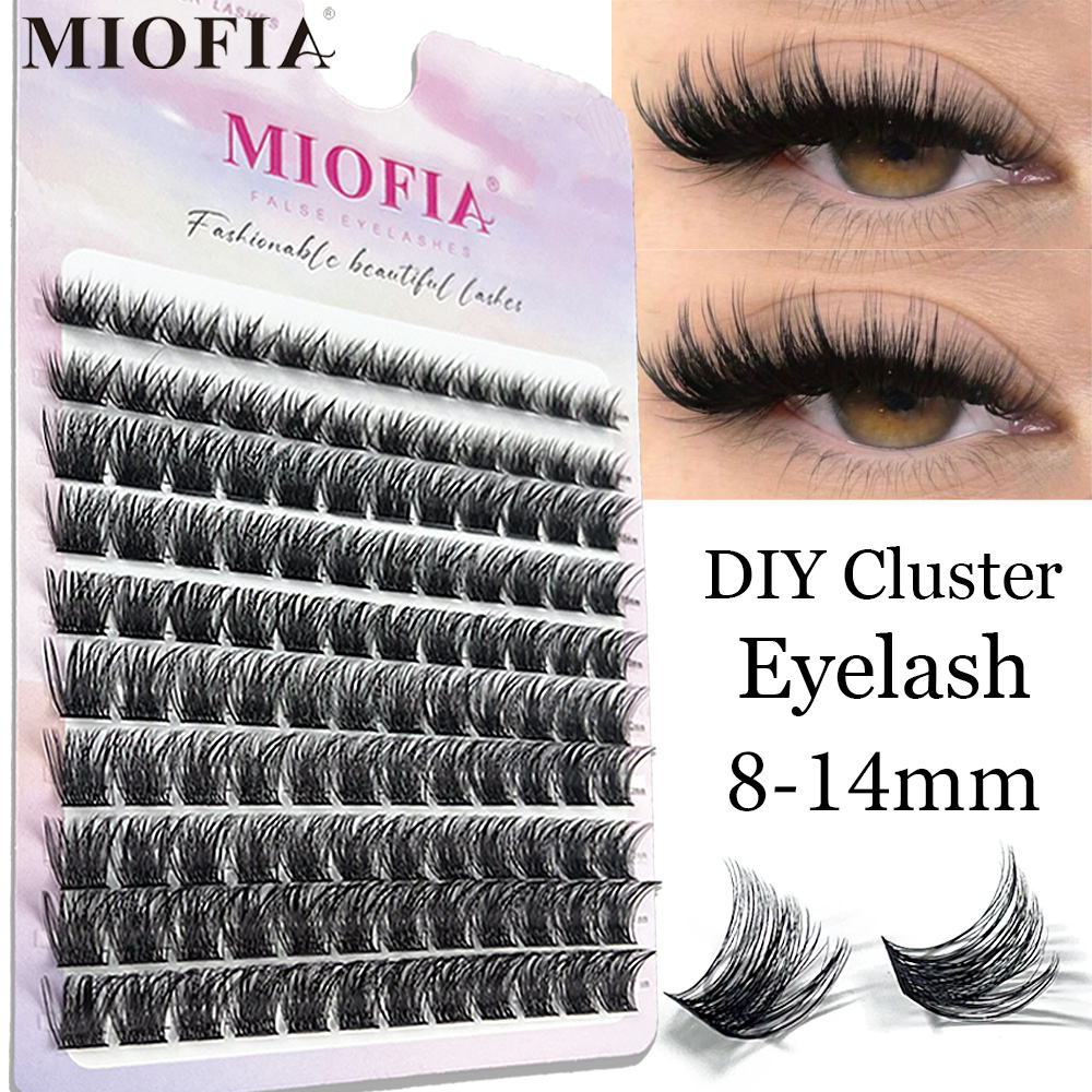 Eyelash Extension Cat Eye - 10-рядные 3D накладные ресницы из искусственной