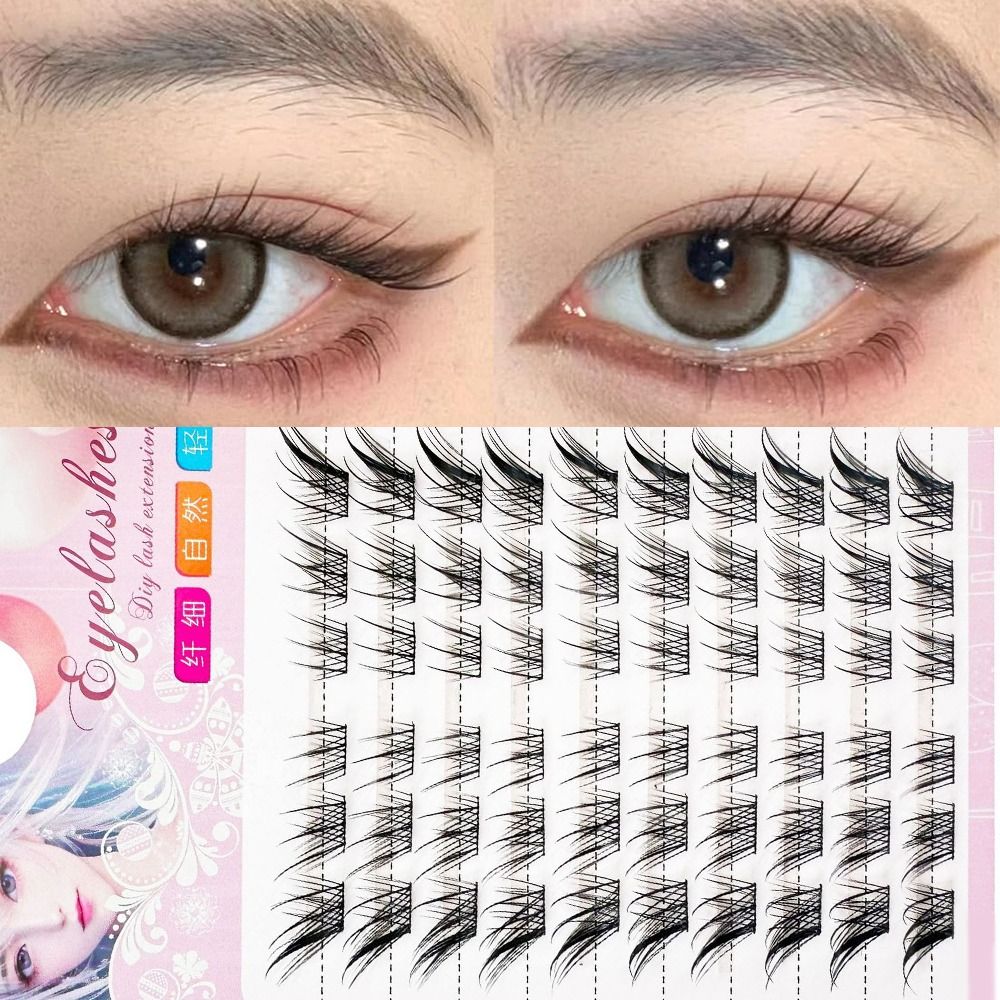 Eyelash Extension Cat Eye - Накладные ресницы 3D Cat Eye Clusters