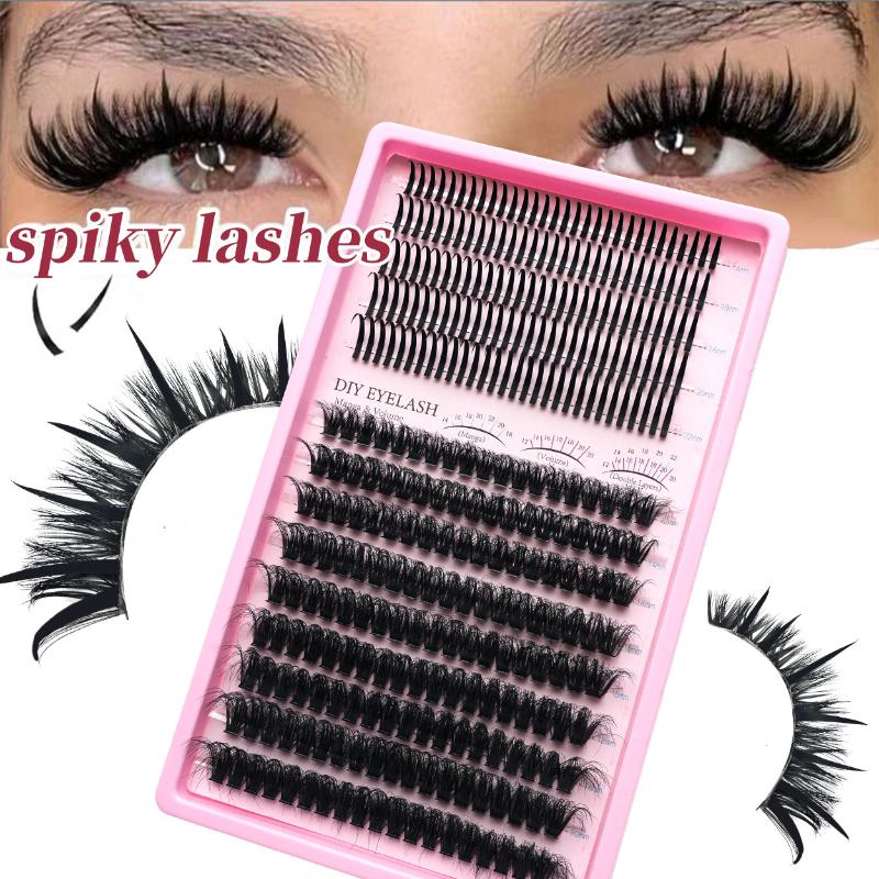 Eyelash Extension Individual - 1 коробка накладных ресниц-пучков с заостренным