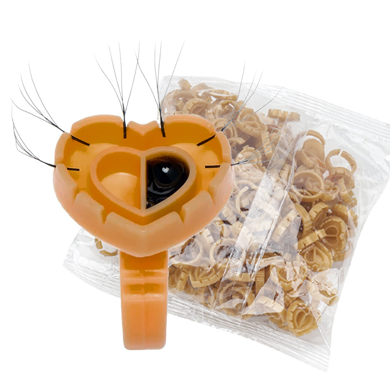 Eyelash Extension Adhesive - 500 шт. колец для клея для