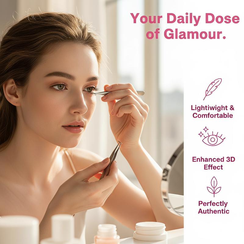 Eyelash Extension Adhesive - Набор накладных ресниц для нижнего века,