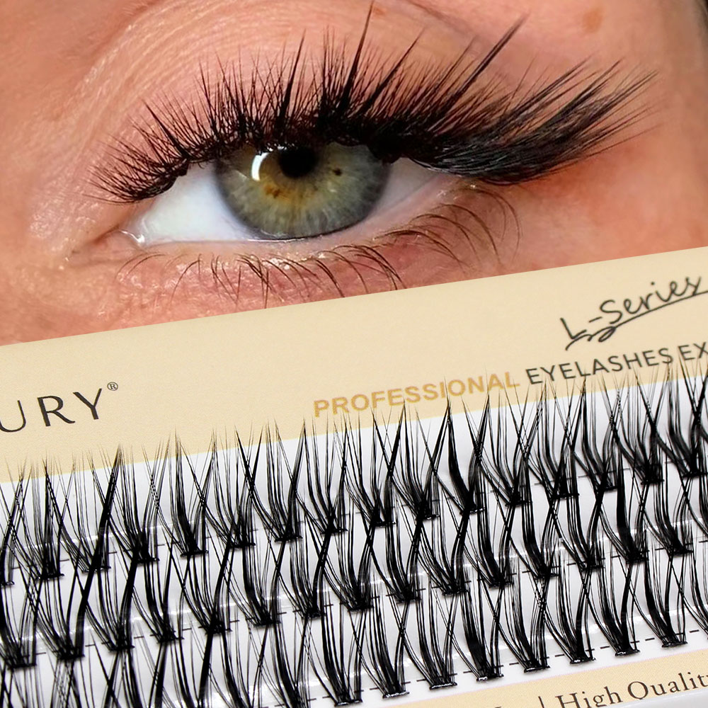 Eyelash Extension Cat Eye - 60 шт. 30D C/D/L Curl накладные