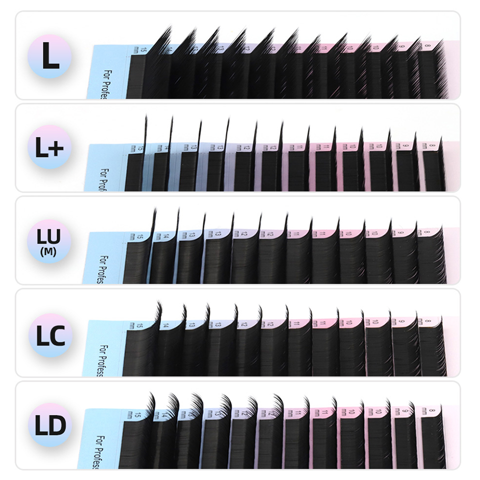 Individual Lash Tray - RUJADE L + LC LD LU(M)