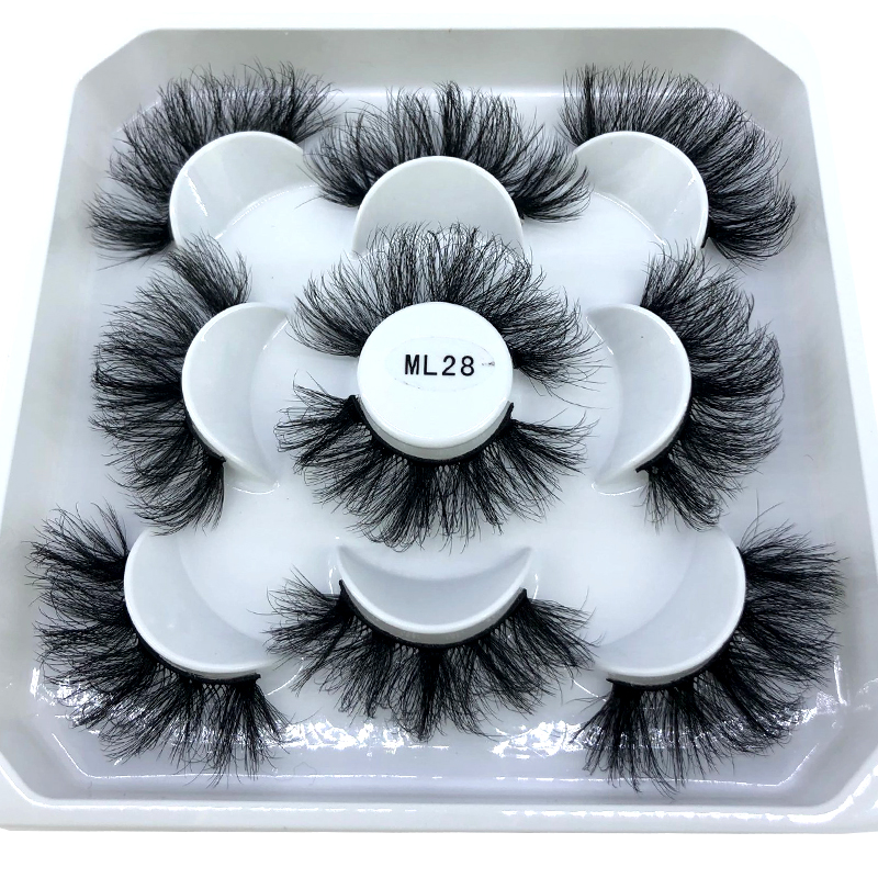 Eyelash Extension Full Set - Новые 5 пар натуральных 3D накладных