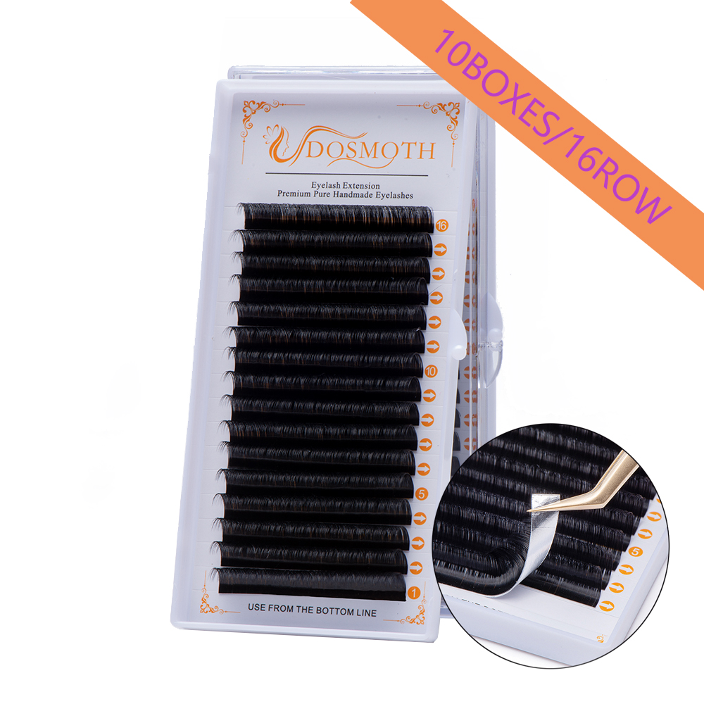 Individual Lash Tray - DOSMOTH 10 коробок 16 рядов 7-16