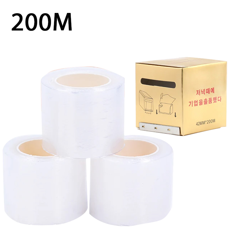 Eyelash Extension Adhesive - 200 м прозрачная пленка для макияжа,