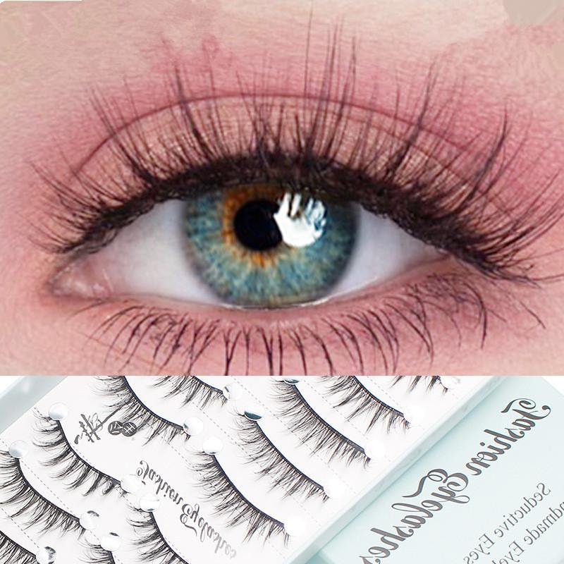 Eyelash Extension Cat Eye - 10 пар натуральных длинных пушистых накладных