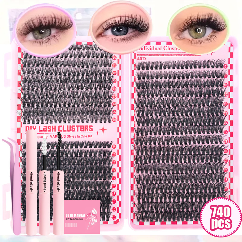 Eyelash Extension Full Set - 30D40D50D80D Набор для наращивания ресниц «сделай