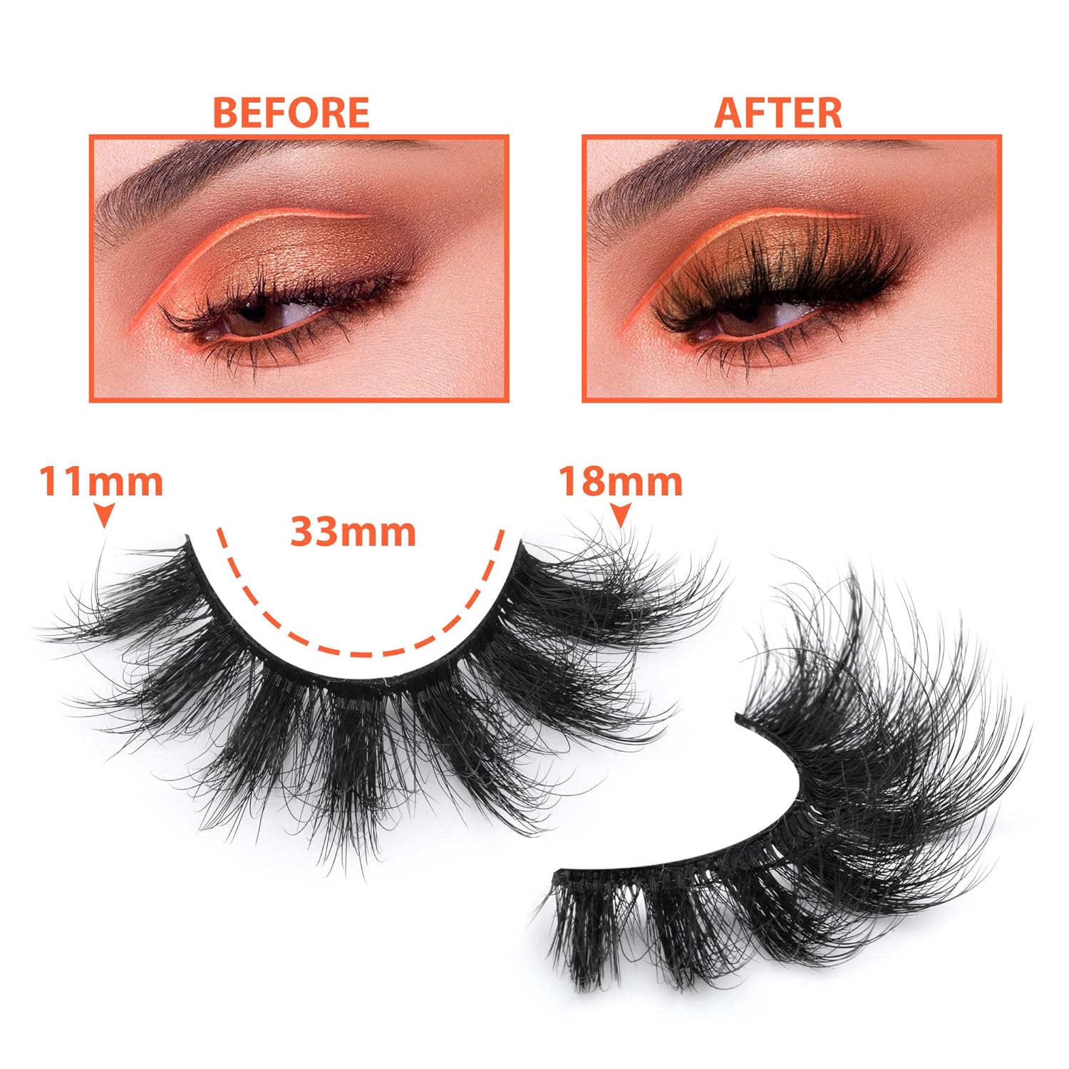 7 пар пушистых ресниц 8D накла – обзор и цена Eyelash Extension Cat Eye