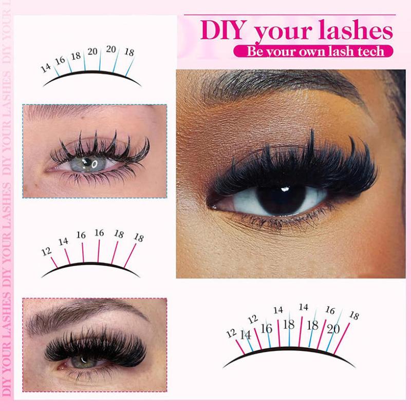 1 коробка накладных ресниц-пуч – обзор и цена Eyelash Extension Individual