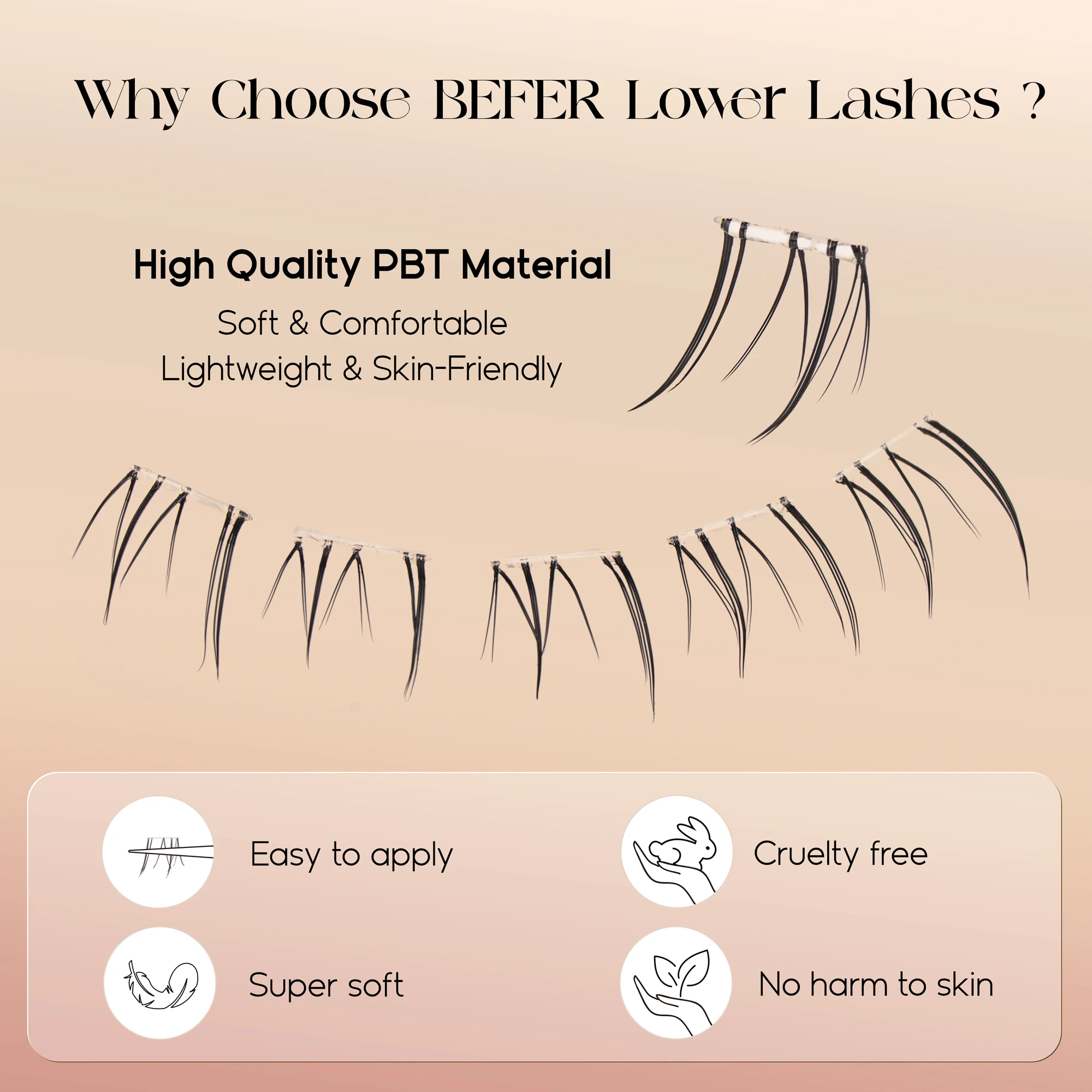 Накладные нижние ресницы Befer – обзор и цена Eyelash Extension Adhesive
