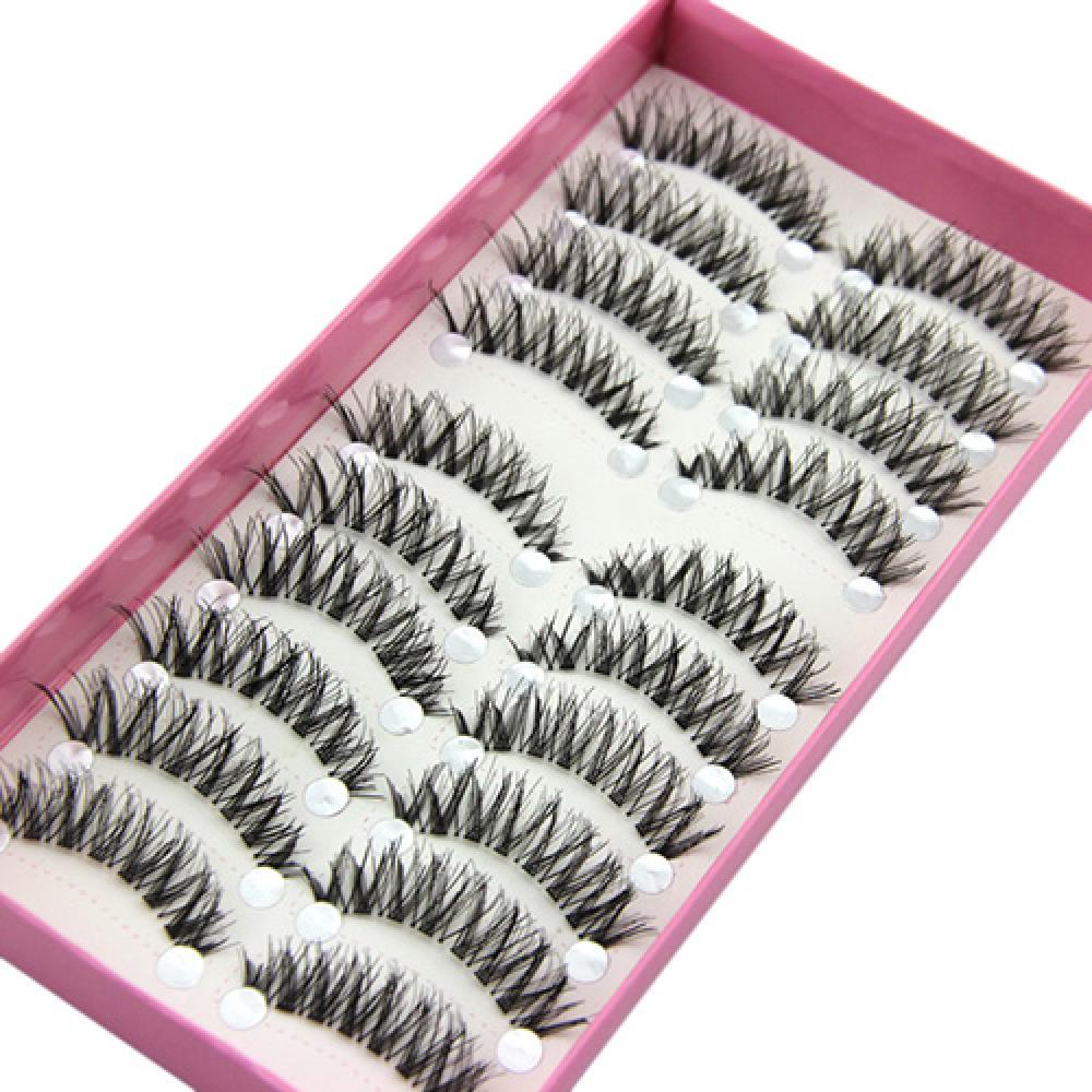 Модные накладные ресницы 10 па – обзор и цена Eyelash Extension Full Set