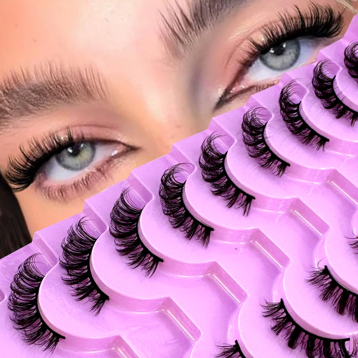 Новые накладные ресницы AMSDCN – обзор и цена Eyelash Extension Cat Eye