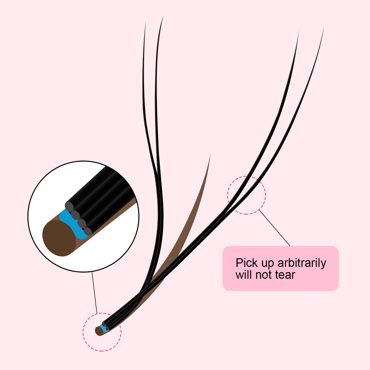 Накладные ресницы ARISON Brown – обзор и цена Eyelash Extension Double Volume