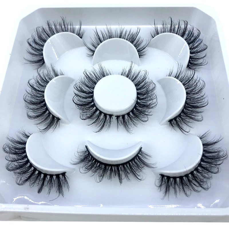 Новые 5 пар натуральных 3D нак – обзор и цена Eyelash Extension Full Set