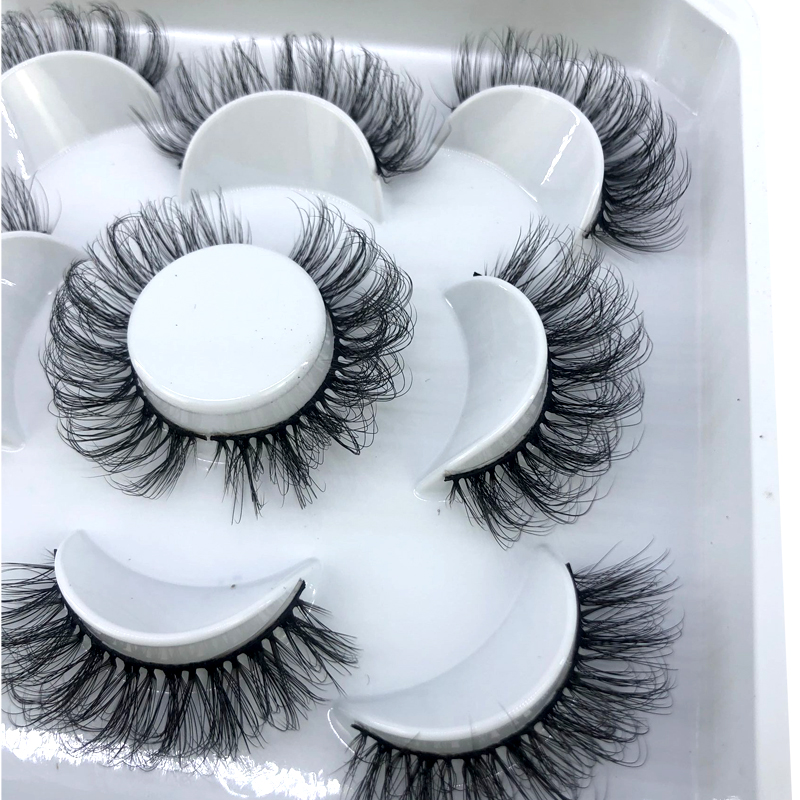 Новые 5 пар натуральных 3D нак – обзор и цена Eyelash Extension Full Set