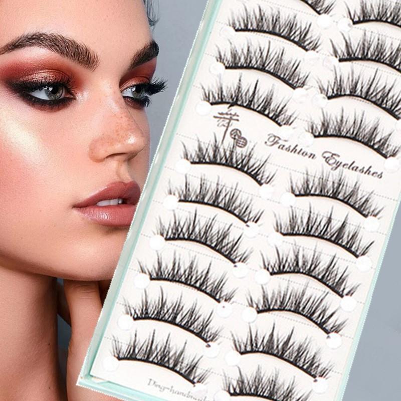 10 пар натуральных длинных пуш – обзор и цена Eyelash Extension Cat Eye