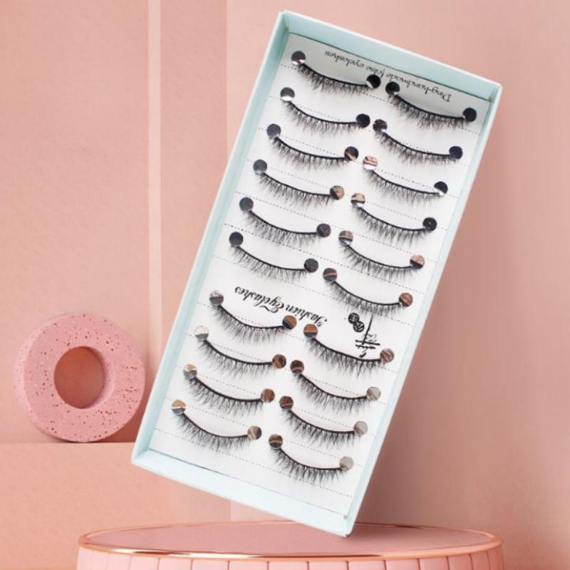 10 пар натуральных длинных пуш – обзор и цена Eyelash Extension Cat Eye