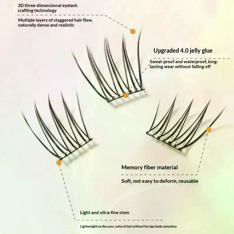 Накладные ресницы на 7 рядов,  – обзор и цена Eyelash Extension Adhesive